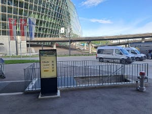 Image of Zürich Airport Bus Station Platform R Bus Stop